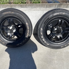 ハイエースに　215/65/16 グッドイヤー　イーグル　ナスカー　ホワイトレターの画像