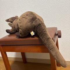 ぬいぐるみ　カワウソ(全長約77cm)の画像