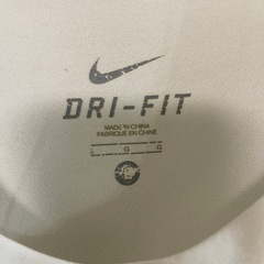 NIKE ナイキ DRI-FIT 半袖Tシャツ ホワイト Lサイズ スポーツウェアの画像