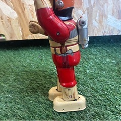 他ご成約、ビリケン商会 キャプテンウルトラ メカニカルフィギュア ブリキ 絶版 レトロ 当時物 昭和レトロ 人形 ビンテージ　訳ありの画像