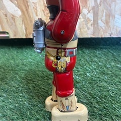 他ご成約、ビリケン商会 キャプテンウルトラ メカニカルフィギュア ブリキ 絶版 レトロ 当時物 昭和レトロ 人形 ビンテージ　訳ありの画像