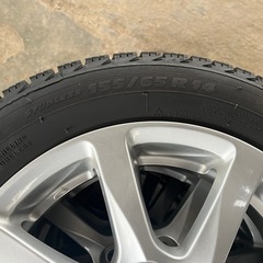 スバル純正 155/65r14  ミシュランスタッドレスタイヤの画像
