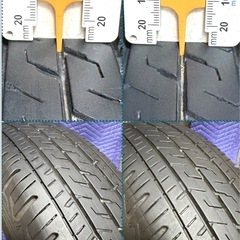 ⑱軽トラ・箱バン用中古ブリヂストンタイヤ2本の画像