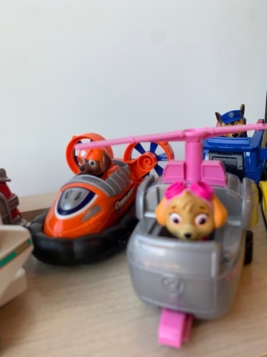 パウパトロール ビークル9台セット フィギュア付き