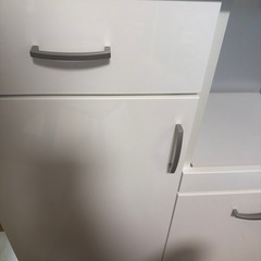 収納家具　　ホワイトの画像