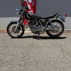 YAMAHA SR400 RH03J 26332km 車検付き　即乗り　35周年特別仕様車　良好車両　軽整備済　Overマフラー　Overサイドステップ　兵庫　神戸AUTO7の画像