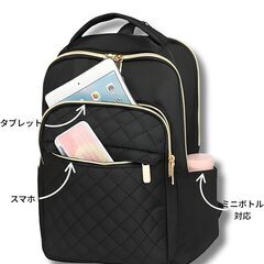【新品未使用】レディースリュック　レディスリュック　バックパック　リュックサック　PCの画像