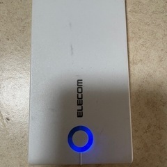 【取引中】ELECOM エレコム モバイルバッテリー 5000mah 充電コード&Apple純正コンセント付の画像