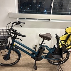 ブリッジストン Bikke 電動自転車24インチ 子供乗せる自転車の画像