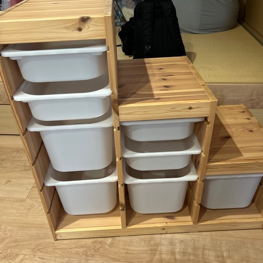 IKEA(イケア) TROFAST 収納コンビネーション パイン材 ホワイト