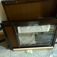 美品 猫用木製ケージ ハンモック付 給水ボトルおもちゃ付の画像