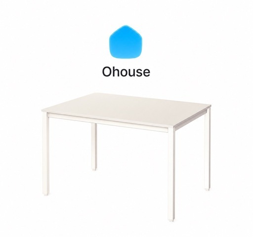 【新品未使用・未開封】Ohous QUATTRO デスク 140×60