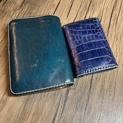 本革　財布　キーケース　手縫いの画像