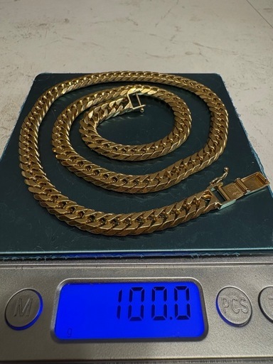 ?全国最安値?K18喜平ネックレス100g51cm6面ダブル