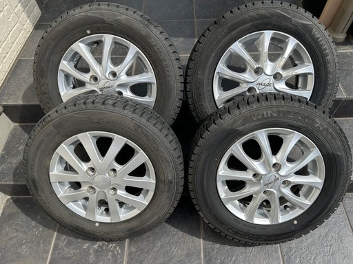 中古品 タイヤホイール 145/80R13 4J +43 4H 100 4本