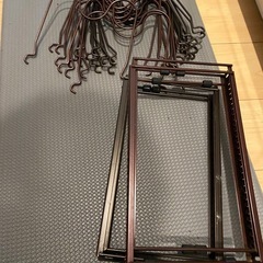 【2個セット】伸縮式 フライパン・鍋・蓋・食器スタンド（分解してお渡し）の画像