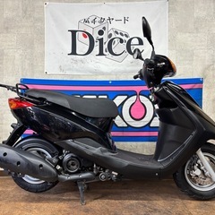 🉐即乗りOK！　ヤマハ　アクシストリート　ワンオーナー車　セル1発　実働車　距離浅「4717k」　125cc　小型　バイクの画像