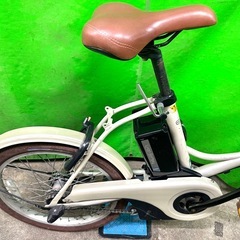東京23区配達無料🌈新基準 Panasonic パナソニック　グリッター　8.9Ah 電動自転車☆中古☆パナ NO.1339の画像