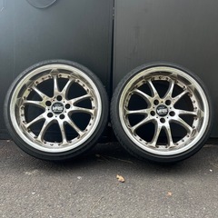 早い者勝ち！ MANARAY VR5 18インチ 8.5J 114.3 5穴 2本セットの画像