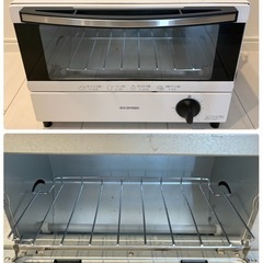 電子レンジ トースター 2点セット アイリスオーヤマの画像