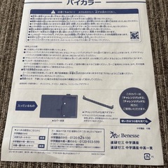 【未使用】チャレンジパッド2,3用カバーの画像