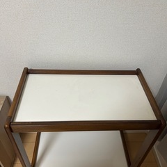 キッチンワゴン　木製の画像