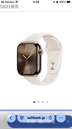 Apple Watch Series 10 GPS + Cellular モデル