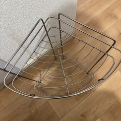 浴室用ステンレスコーナーラックの画像