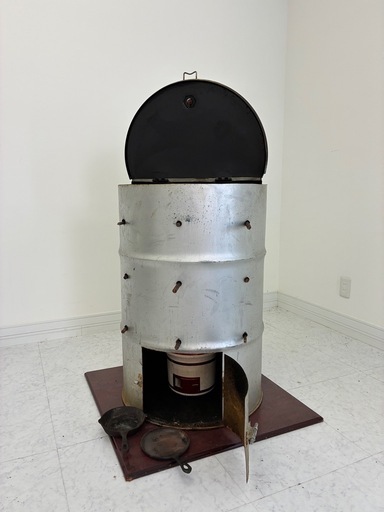 ドラム缶燻製機　　
