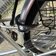 自転車　26インチ　シルバーの画像