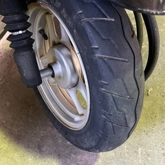 【売約済】実働 BT新品 リアタイヤ新品 ホンダ AF67 トゥデイ 4スト インジェクションバイク 原付 スクーター ブラック 黒の画像