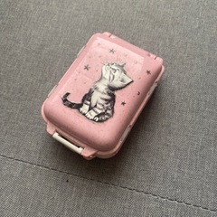 猫　ピルケース　薬ケース　小物入れの画像