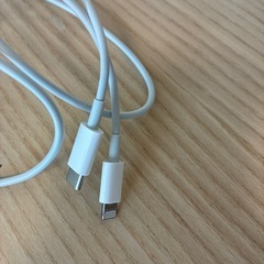 iPhone Lightning to type C充電ケーブル＋電源の画像