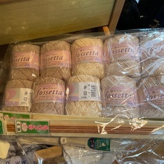 編み物用毛糸　コットンなどの画像