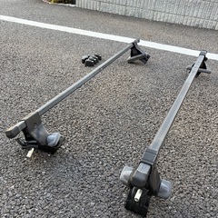 INNOルーフキャリアバー+ステー&フックフルセット付きの画像