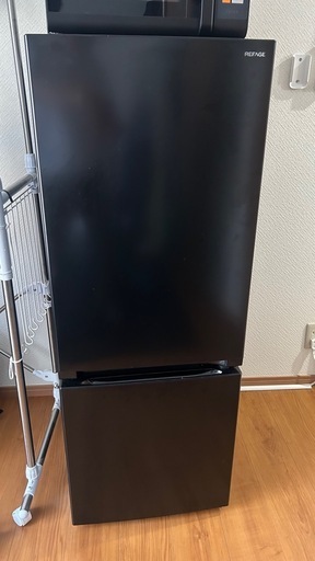 冷蔵庫　2ドア156L  　2024年12月購入