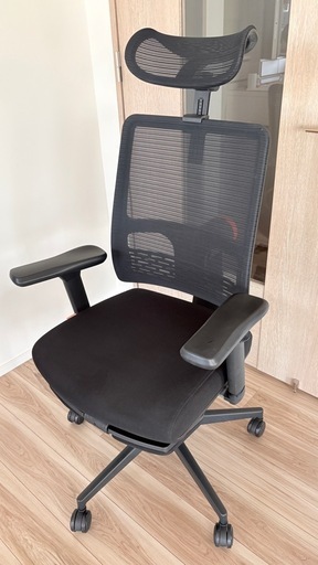 エルゴノミクスチェア NEWTRAL MAGIC H メッシュチェア ポンプ式ランバーサポート シンクロロッキング スライド式オットマ