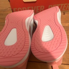 新品 PUMA プーマ Flyer Lite 3 Jr 25cm ブラック ピンク の画像
