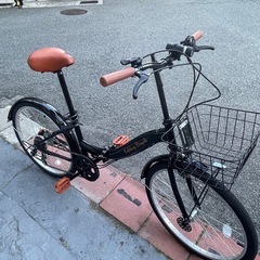【新古自転車早い者勝ち】見た目◎ 通勤・通学におすすめの折りたたみ自転車の画像