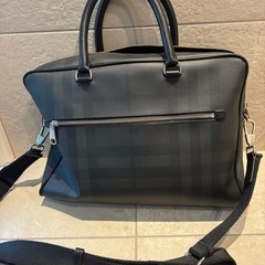 BURBERRY バーバリー ロンドンチェック ビジネスバッグ ブリーフケース 黒
の画像