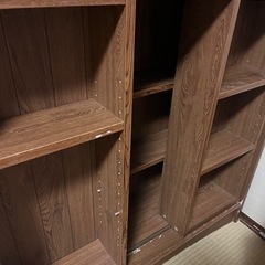 【無料】大型本棚・収納棚 お譲りしますの画像