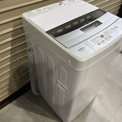 美品　アクア洗濯機　4.5kg 2019年製　AQW-S45H 送料無料 AQUA 4.5kg 全自動洗濯機 AQW-S45H 2019年製 楽天市場】アクア 洗濯