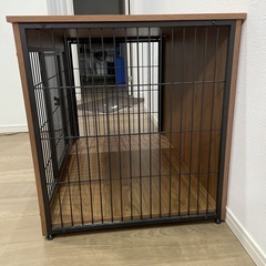 受付一旦停止　犬ペットケージの画像