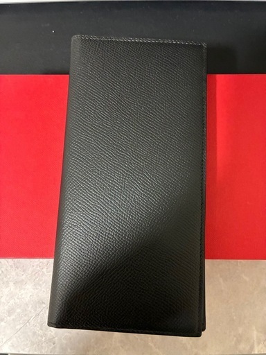 BONAVENTURA 長財布 ブラック クロコ型押し