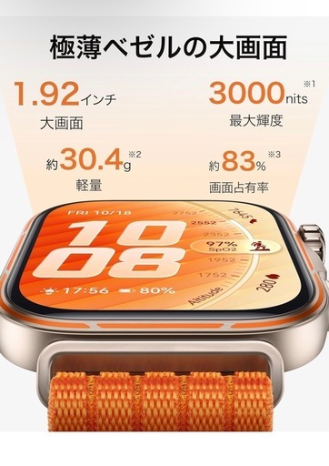 【体組成計セット】HUAWEI WATCH FIT 5 Pro スマートウォッチ iOS/アンドロイド対応 ホワイト