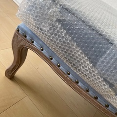アンティーク調 スツール　オットマン　ベンチの画像