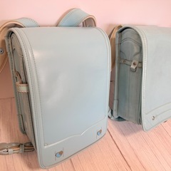 【2個セット】ランドセル 水色 女の子用 中古品の画像