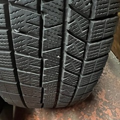 195/65r15スタンドレスタイヤダンロップwinter25週2023年製とアルミホイール4本の画像