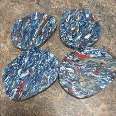 PotatoHead BALI ポテトヘッド プラスチックコースター　4枚セットの画像
