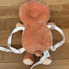 ごっつん防止　リュック　くまの画像